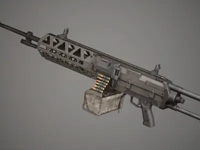 LGM 01 FPS Animation Low-poly 3D model