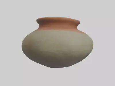 Pottery Model Low-poly 3D model