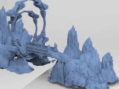 Arch Perseus Cliffs  3D model