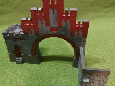 German portal Weilburg South 1-120 resin 3D print model
