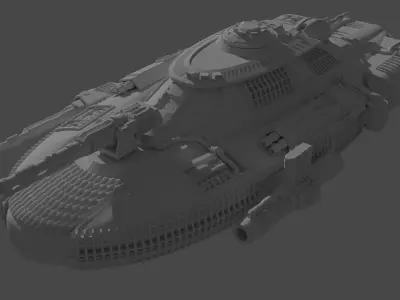 Star Wars Heavy Rebel Combat Landspeeder Battlefront 2004 3D print model
