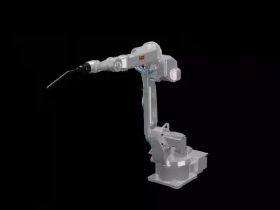 ABB IRB 1520ID Industrial Robotic Arm 3D Model High Detail 3D model