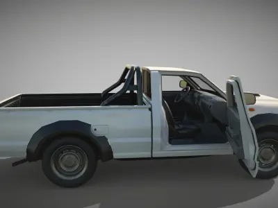 Nissan Hardbody NP300 Low-poly 3D model