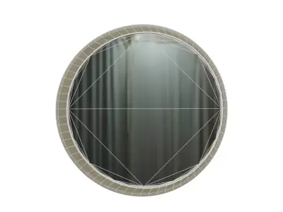 Luna Contemporary Fluted Glass Tumbler 3D model
