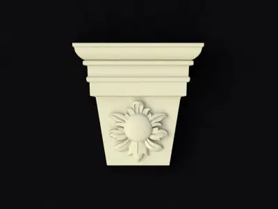 pilaster sculpture 3D model