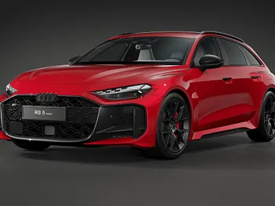 2027 Audi RS5 Avant 3D model purchase