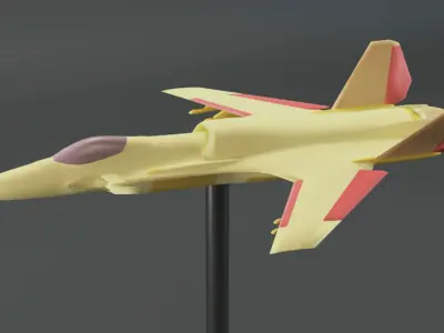 Fictional Fighter 3D print model