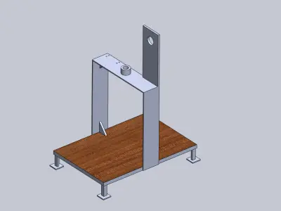 Crank sloter mechanism Free 3D model