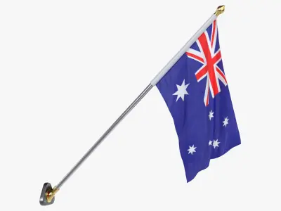  Australia Cloth Flag Wall Mount Animated 