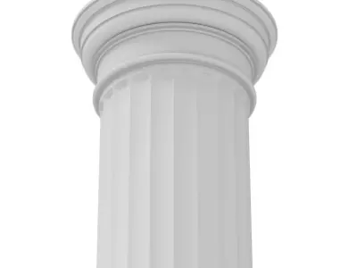 Greek Doric Column  Real Scale 3D Printable Model 3D print model