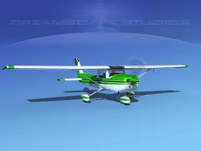 Cessna 150 Aerobat V08 3D model