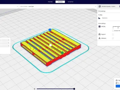 Pallet 3D print model