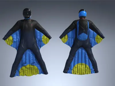 Wingsuit PBR(1) 3D model
