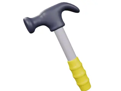 Hammer 3D Models Low-poly 3D model