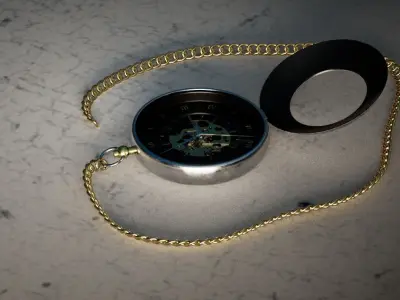 Pocket Watch 3D model