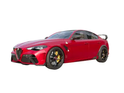 Alfa Romeo Giuli GTA 2021 3D model