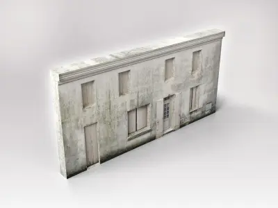 Old House - Building Realistic Asset Free low-poly 3D model