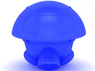 Stylized Sci Fi Mech Droids 3D print model