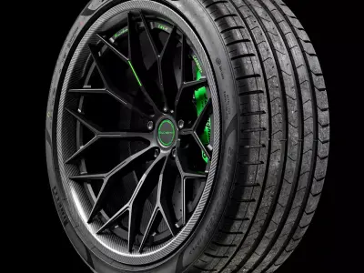 Pirelli PZ4 285 35 R23 107Y 3D model