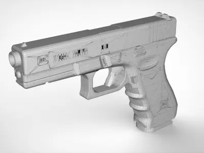 Glock 17 Gen 4 3D model purchase
