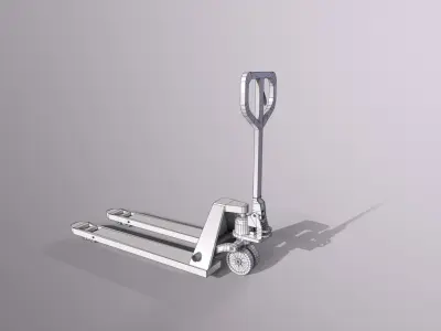 Pallet truck Low-poly 3D model buy