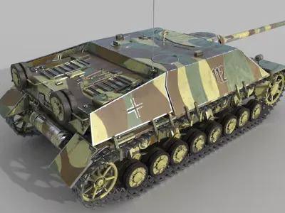 Jagdpanzer IV L70 Low-poly 3D model purchase