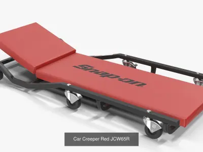 Car creepers Collection 3D Model Pack