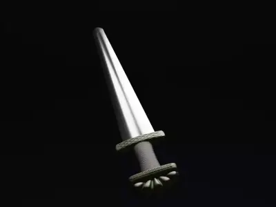 Viking sword 3D model buy