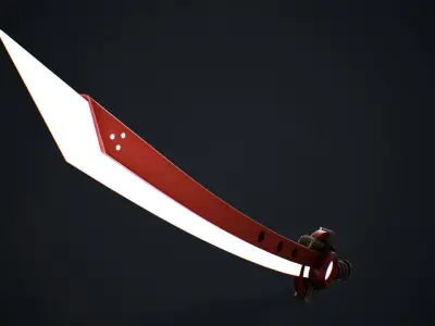 Sci-Fi Sword - 3D Prop Low-poly 3D model