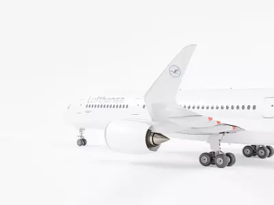 Airbus A350-900 Lufthansa 3D model