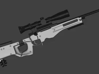 Sniper AWM 3D model