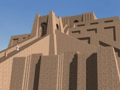 The Accurate Ziggurat of Ur - 3d model 3D model
