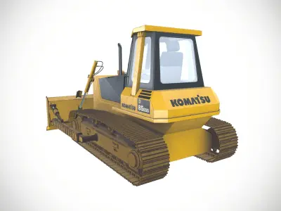 Excavator Dozer 3D model