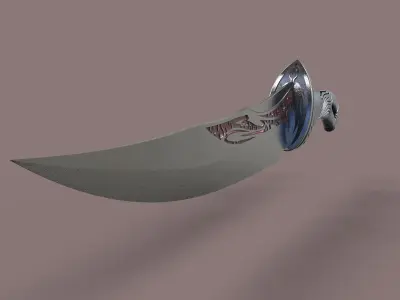 Knife of Drax from Guardians of the Galaxy 3D model