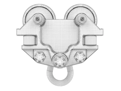 guide rollers 3D model
