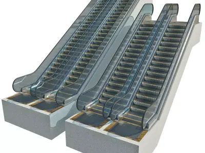 Escalator 430 624 3D model