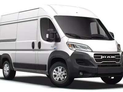 Ram ProMaster EV Cargo Van L2H2 2024 3D model