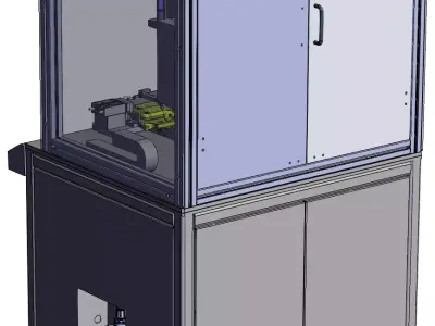 Sun visor screw automatic locking machine 3D model