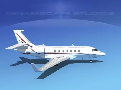 Dassault Falcon 2000 V14 3D model