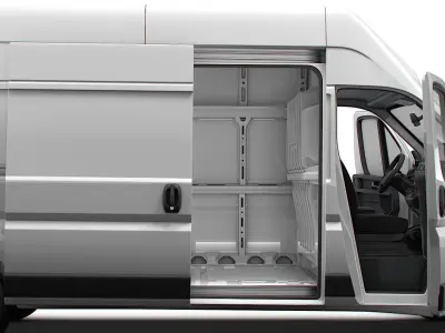 Citroen Jumper Van L3H3 HQ Interior 2023 3D model
