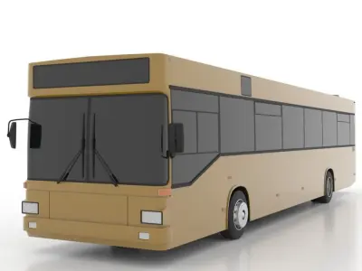 MAN 791 SL202 Low Low-poly 3D model