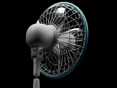 Fan 3d Antique  model  3D model