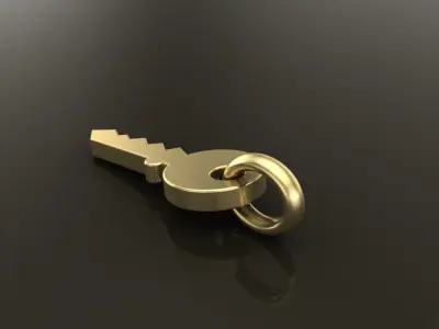 Key Pendant Style 1 3D print model