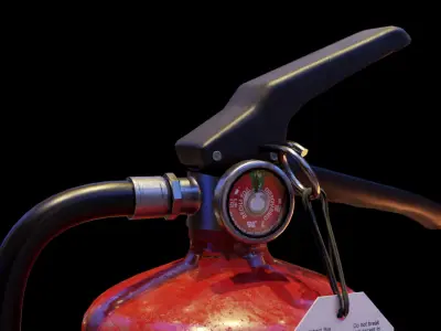 Fire Extinguisher Low-poly 3D model 49