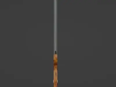 Hunting knife 3D model buy