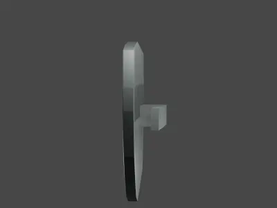 shield Low-poly 3D model 4