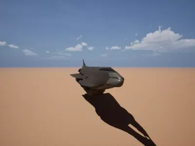 Transport SciFi Free 3D model