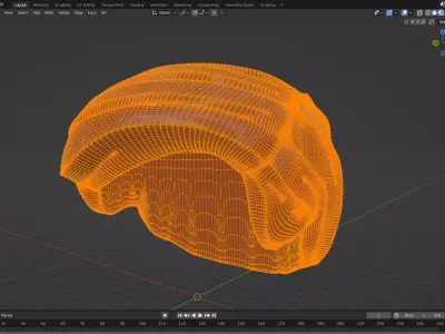 Custom3Dprint Minifigure Accessory - Minifigure Hair S2 - 068 3D print model