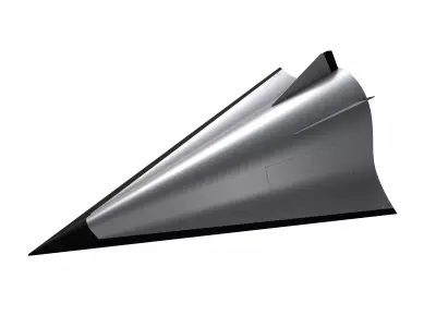 Avangard Hypersonic Glide Vehicle Low-poly 3D model