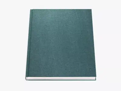Blank Book V5 - Realistic Publication 3D model